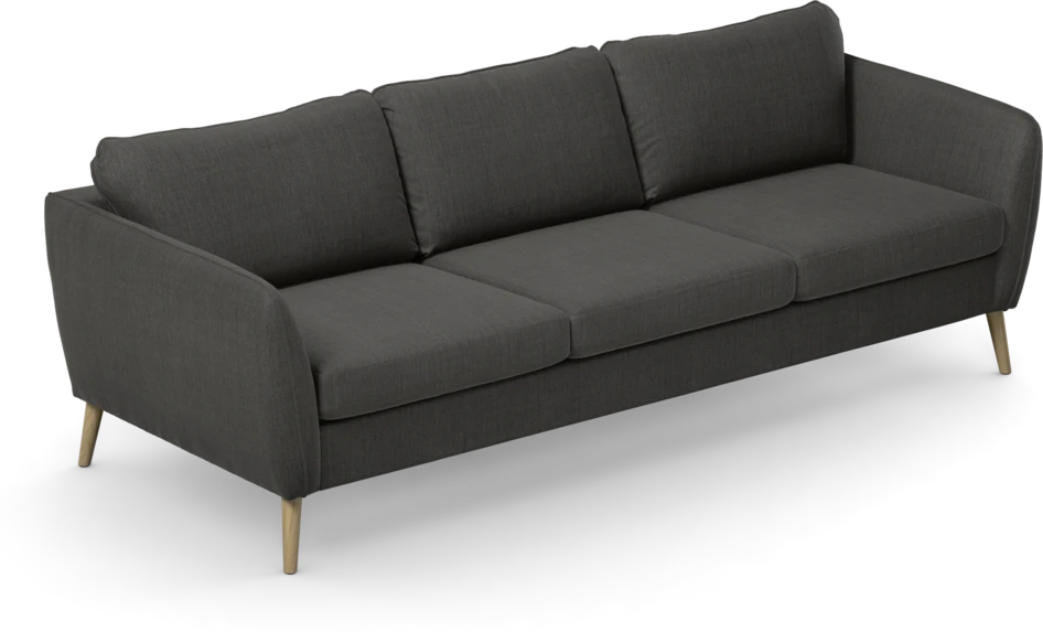 County - 3-sits soffa - Grå