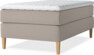 Delux Exclusive - Kontinentalsäng, enkelsäng 120 cm med bäddmadrass - Beige