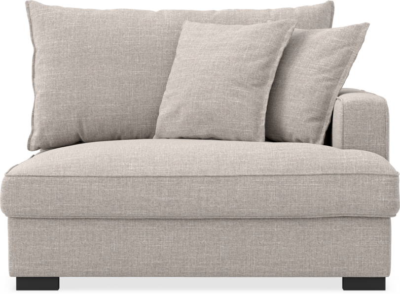 Rossi - 1,5-sits med armstöd höger - Beige