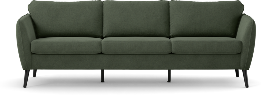 County - 3-sits soffa - Grön