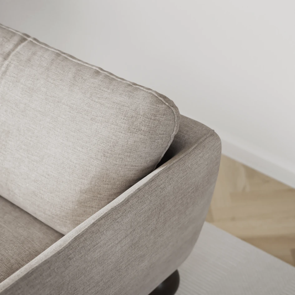 Madison Lux - 2-sits soffa med divan vänster och schäslong höger - Beige