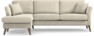 Eden - 2,5-sits soffa med schäslong - Beige