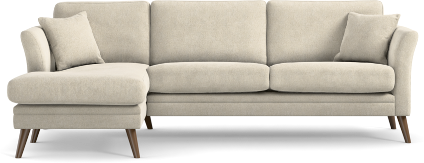 Eden - 2,5-sits soffa med schäslong - Beige