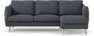 Madison Lux - 2-sits soffa med schäslong höger - Vit