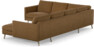 Madison Lux - Hörnsoffa med schäslong höger - Brun