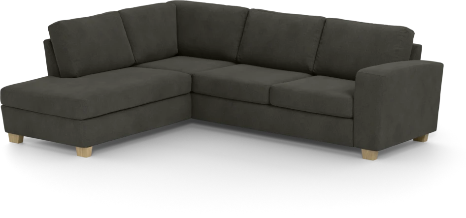 Friday - 2,5-sits soffa med divan vänster - Grå