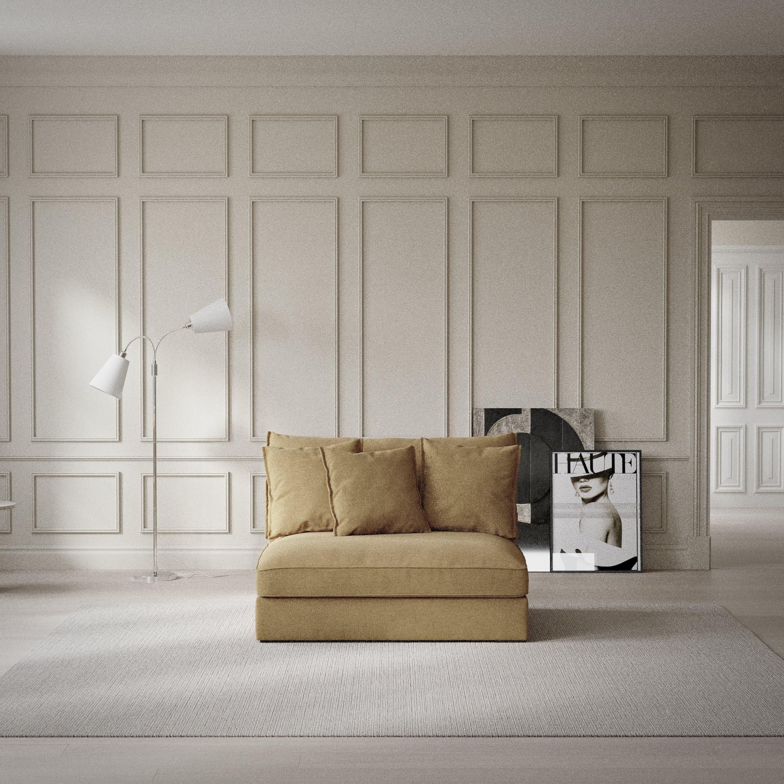 Rossi, 2-sits utan armstöd