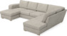 Friday - 3-sits soffa med schäslong vänster och divan höger - Beige