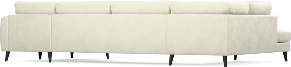 Bridge - 3-sits soffa med divan vänster och schäslong höger - Vit