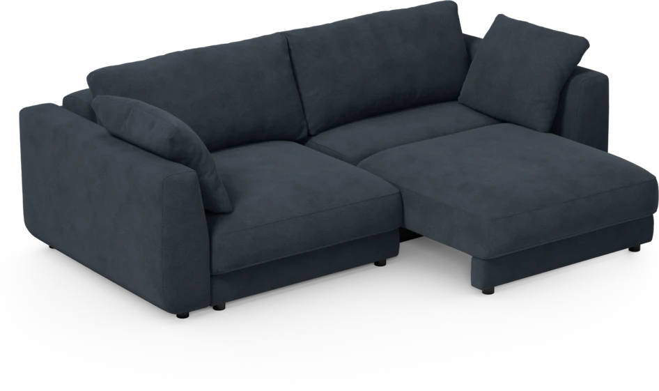 Amie - Bäddsoffa 3-sits - Blå
