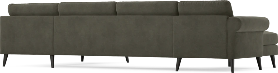 Bridge - 3-sits soffa med schäslong vänster och divan höger - Grå