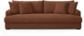 Mila - 4-sits soffa, hel dyna - Orange
