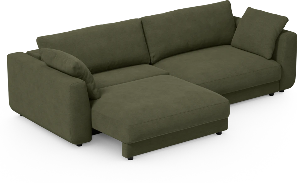 Amie - Bäddsoffa 4-sits - Grön