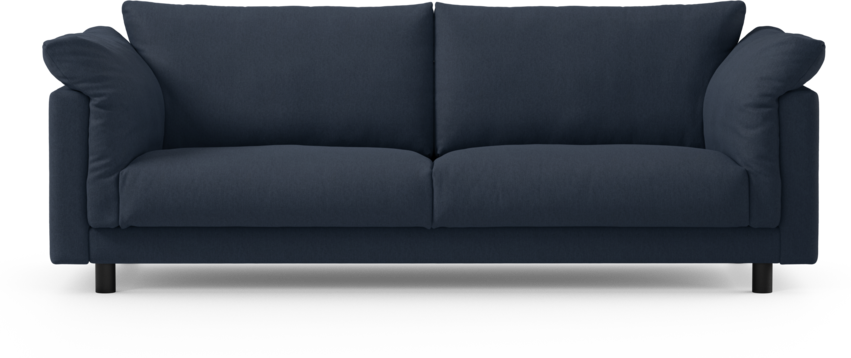 Cherrie - 3-sits soffa, fast klädsel - Blå