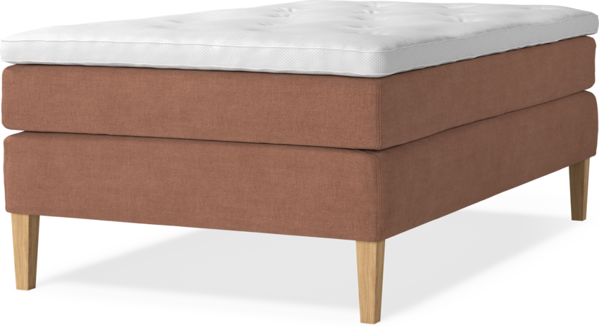 Delux Sense - Kontinentalsäng, enkelsäng 120 cm med bäddmadrass
