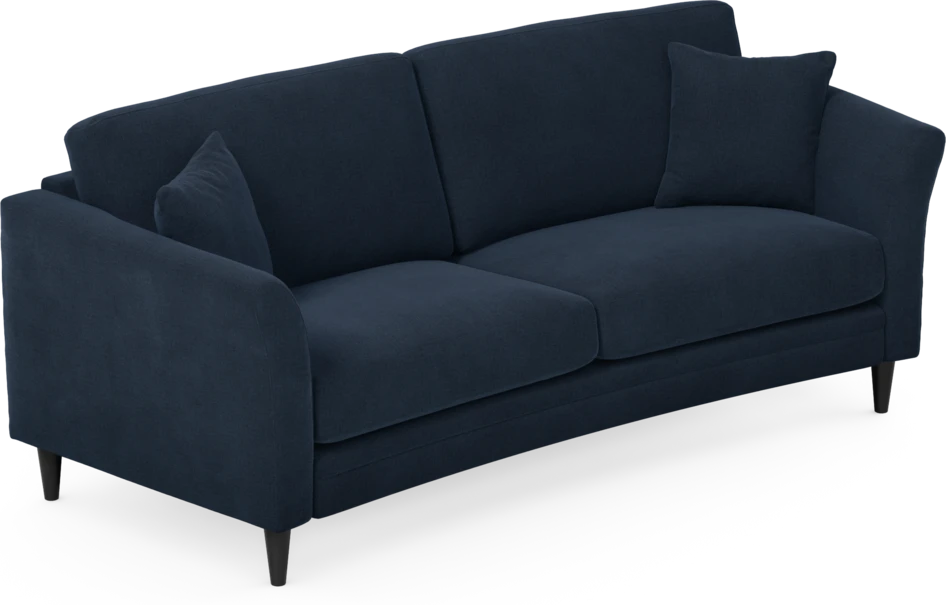 Eden - 2,5-sits soffa svängd - Blå