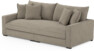 Rossi - 3-sits soffa, hel dyna - Beige