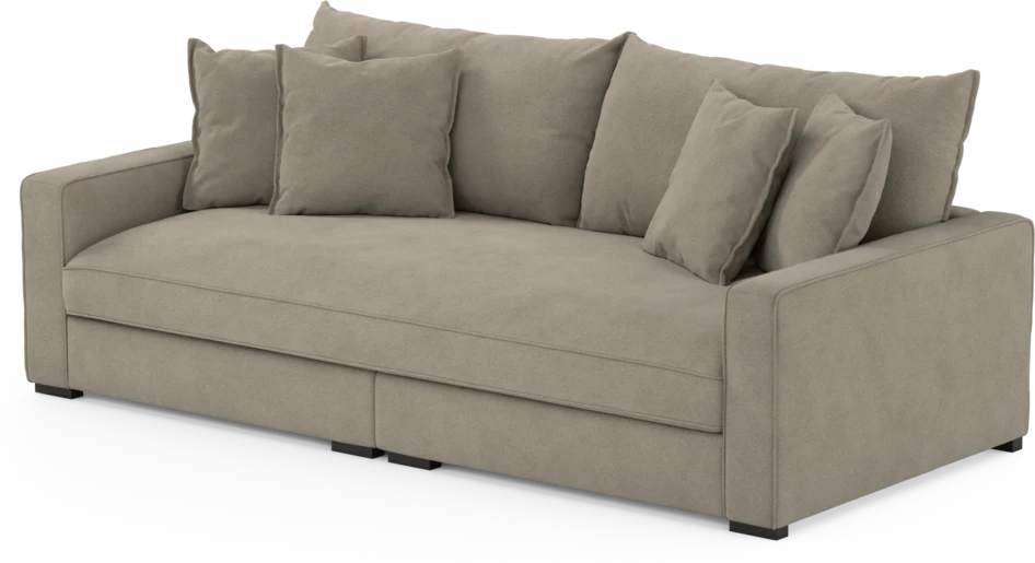Rossi - 3-sits soffa, hel dyna - Beige