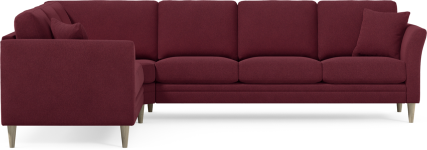 Eden - Hörnsoffa, 2+3-sits - Röd