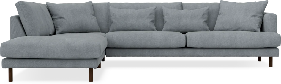 Harper - 3-sits soffa med divan vänster - Grå