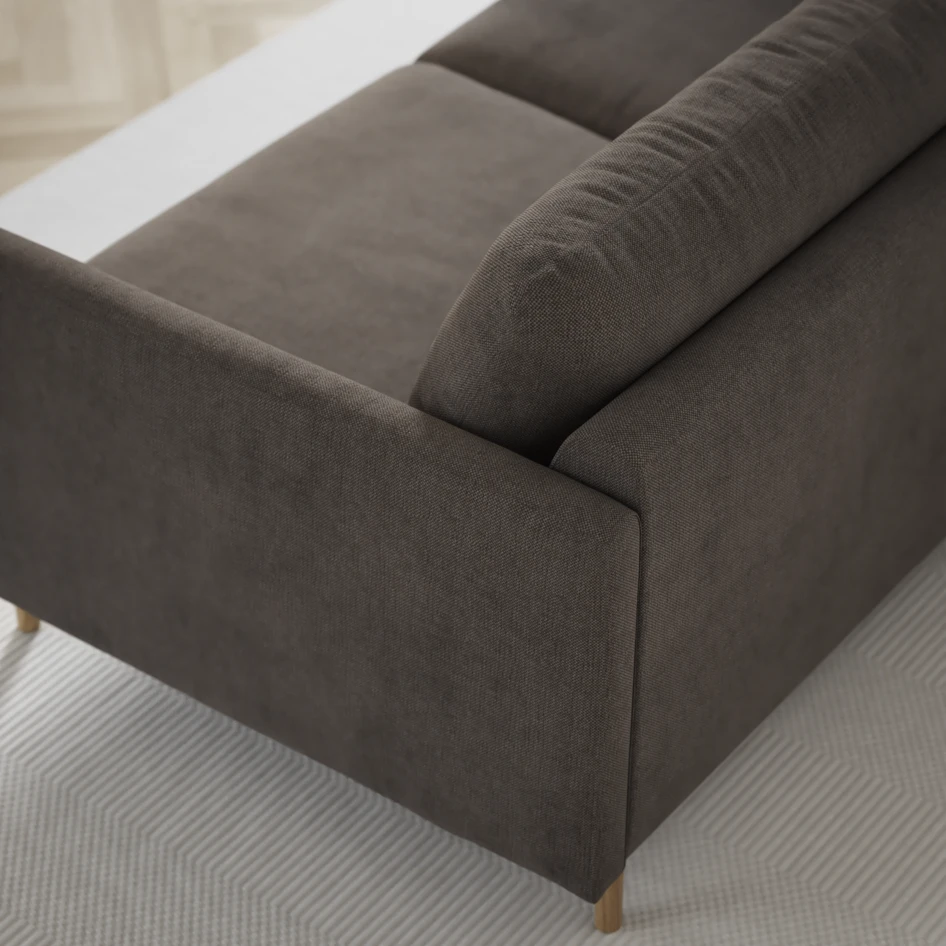 Madison - 4-sits soffa - Brun