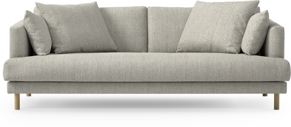 Harper - 3-sits soffa, hel dyna - Vit