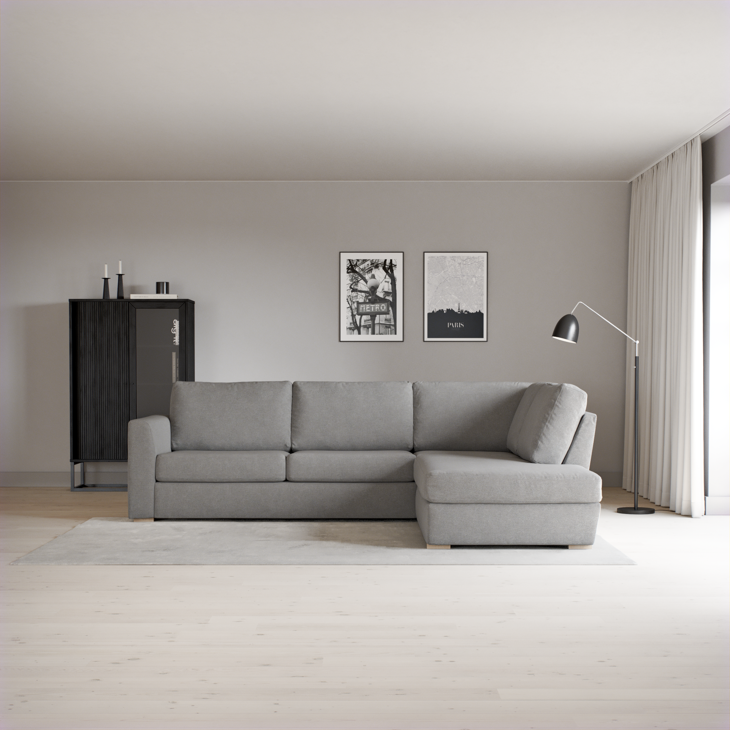 Friday - 2,5-sits soffa med divan höger - inspiration