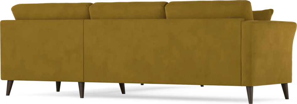Eden - Hörnsoffa, 2,5+2,5-sits - Gul