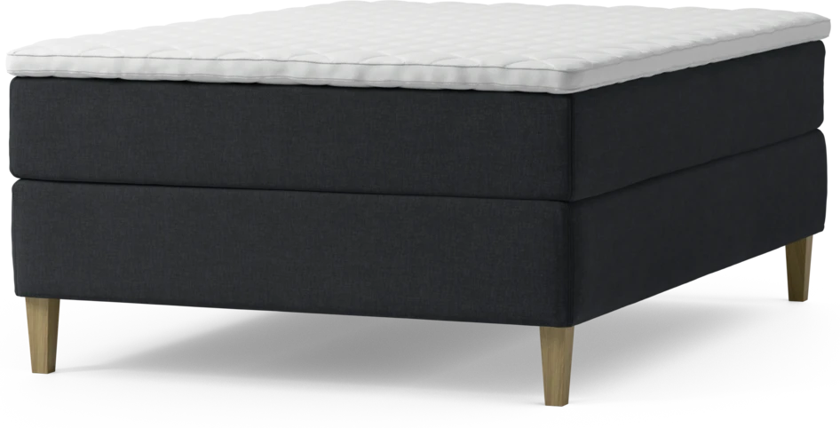 Delux Dream - Kontinentalsäng, enkelsäng 140 cm med bäddmadrass och sängben