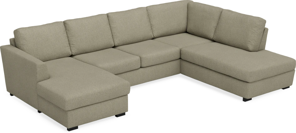 Friday - 3-sits soffa med schäslong vänster och divan höger - Beige