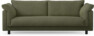 Cherrie - 3-sits soffa, hel dyna, fast klädsel - Grön