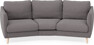 Madison - 3-sits soffa svängd, 70 cm - Grå