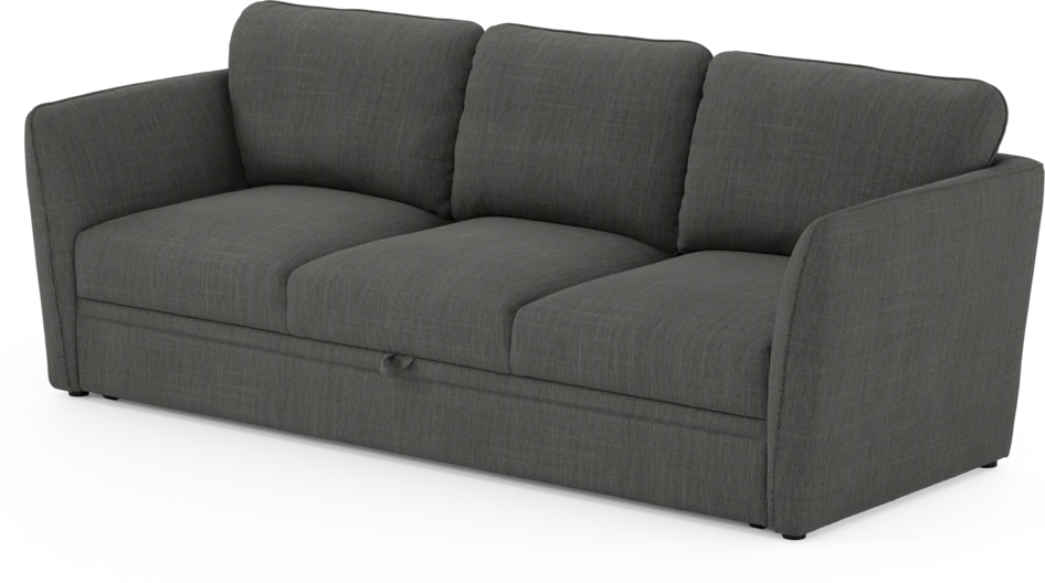 Öland - Bäddsoffa 3-sits, längsbäddad - Grå