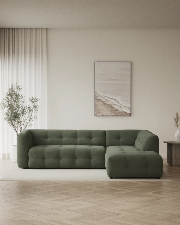 Bella - 3-sits soffa med divan höger - inspiration