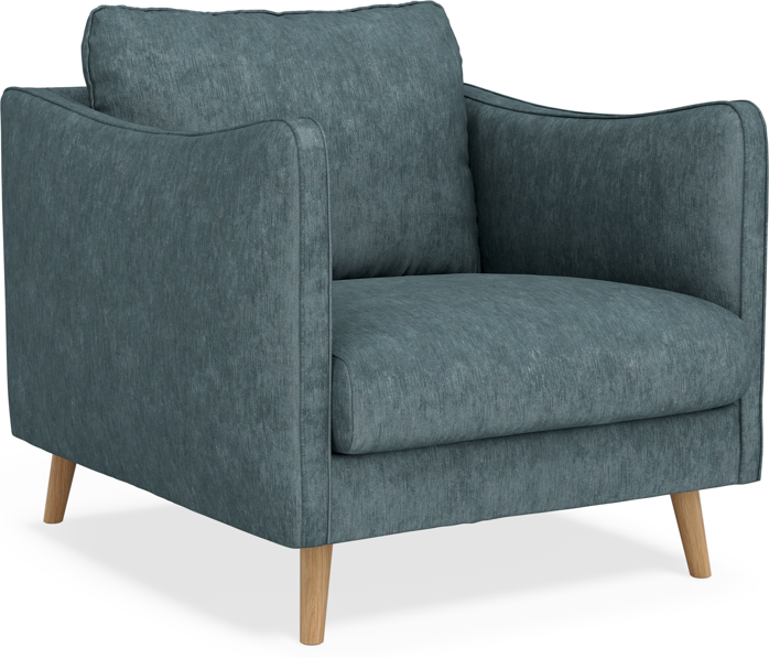 Madison Lux - Fåtölj, 70 cm - Turkos