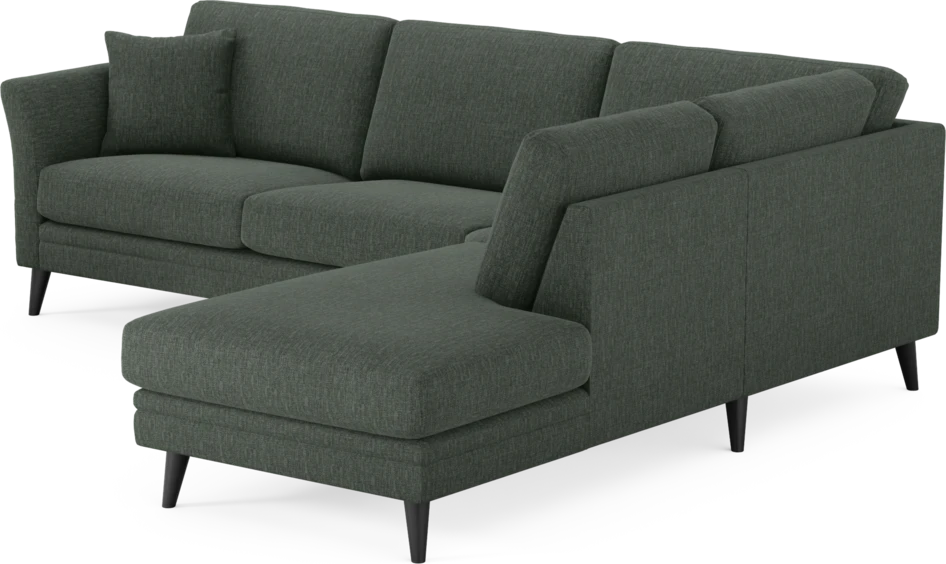 Eden - 2,5-sits soffa med divan - Grön