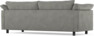 Cherrie - 3-sits soffa, fast klädsel - Grå