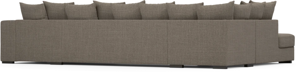 Town - 3-sits soffa med divan vänster och schäslong höger - Brun