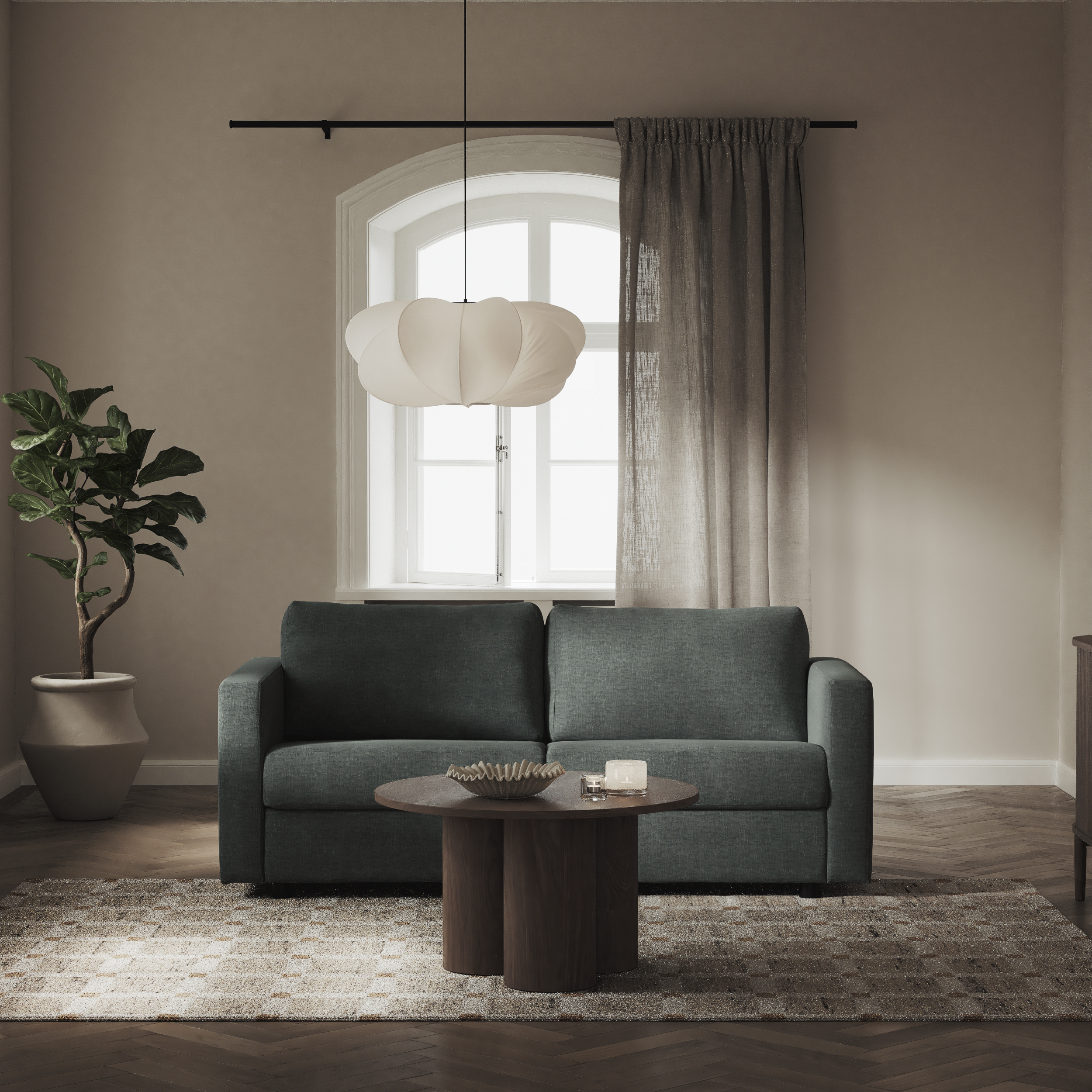 Lindö, Bäddsoffa 2,5-sits 