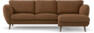 Madison Lux - 2-sits soffa med schäslong höger - Brun