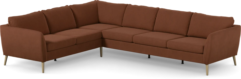 County - Hörnsoffa, 2+3-sits - Orange