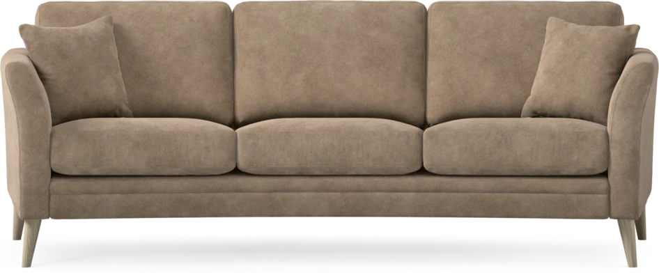 Eden - 3-sits soffa svängd - Beige