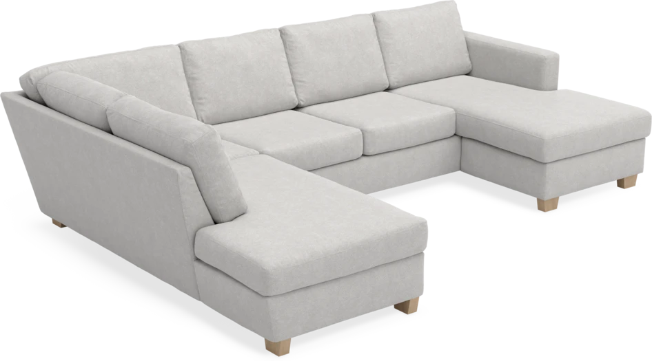 Friday - 3-sits soffa med divan vänster och schäslong höger - Grå