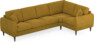 Eden - Hörnsoffa, 3+1-sits - Gul