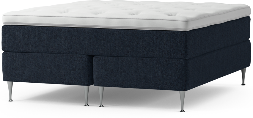 Delux Dream - Kontinentalsäng, dubbelsäng med bäddmadrass och sängben