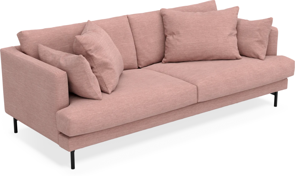 Harper - 3-sits soffa - Rosa