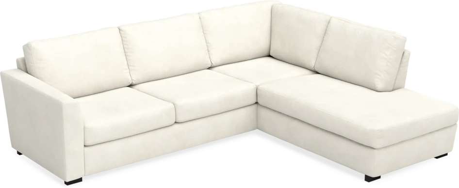 Friday - 2,5-sits soffa med divan höger - Vit