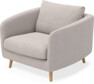 Madison Lux - Fåtölj, 70 cm - Grå