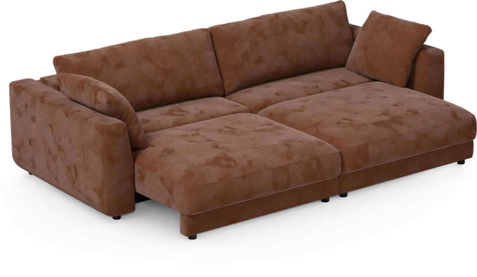 Amie - Bäddsoffa 4-sits - Orange