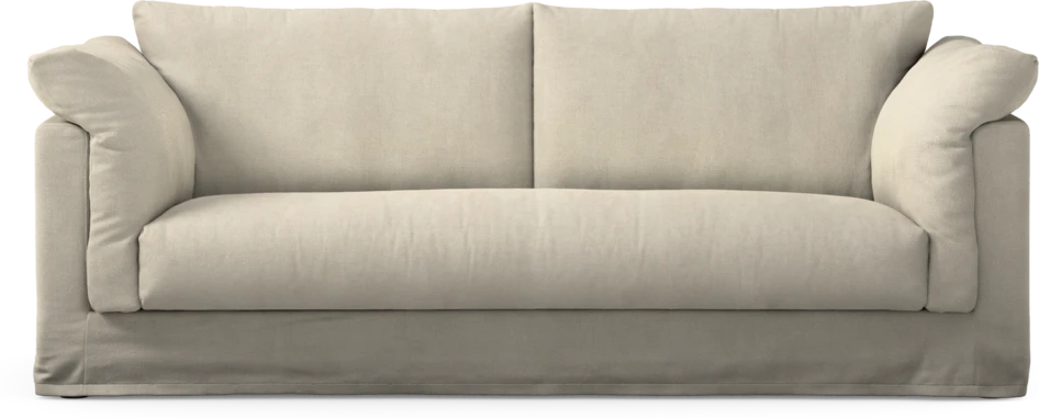 Cherrie Klädsel - Klädsel till 2,5-sits soffa, hel dyna - Vit